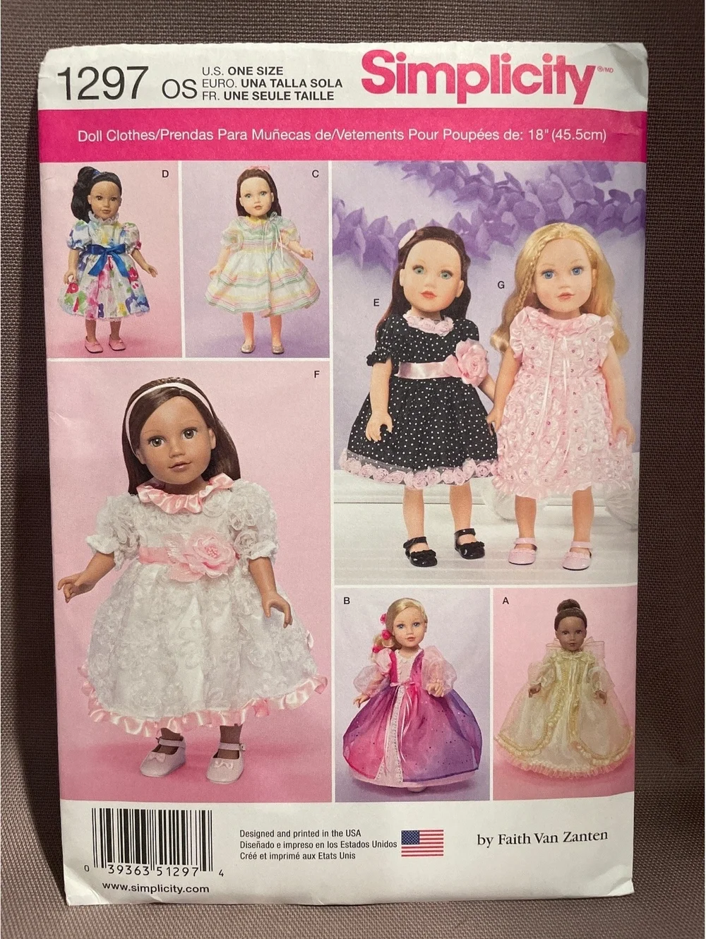 Simplicity 1297 sewing